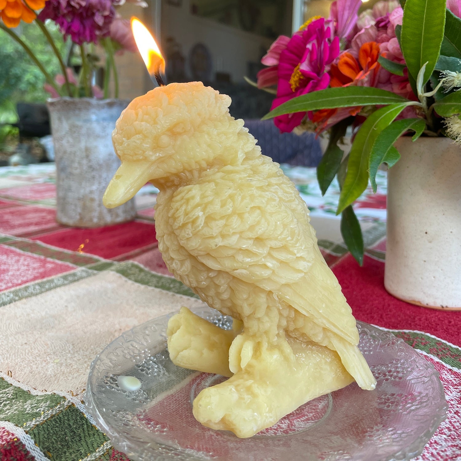 Beeswax Australian Kookaburra Candle