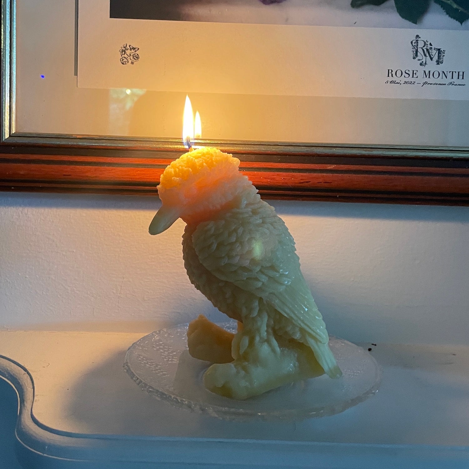 Beeswax Australian Kookaburra Candle