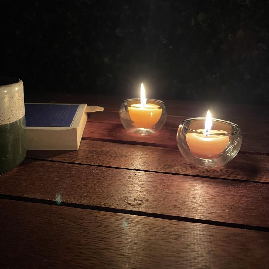 9 hour tea light 100% Australian beeswax. Happy Lights Beeswax Tea lights Happy Flame