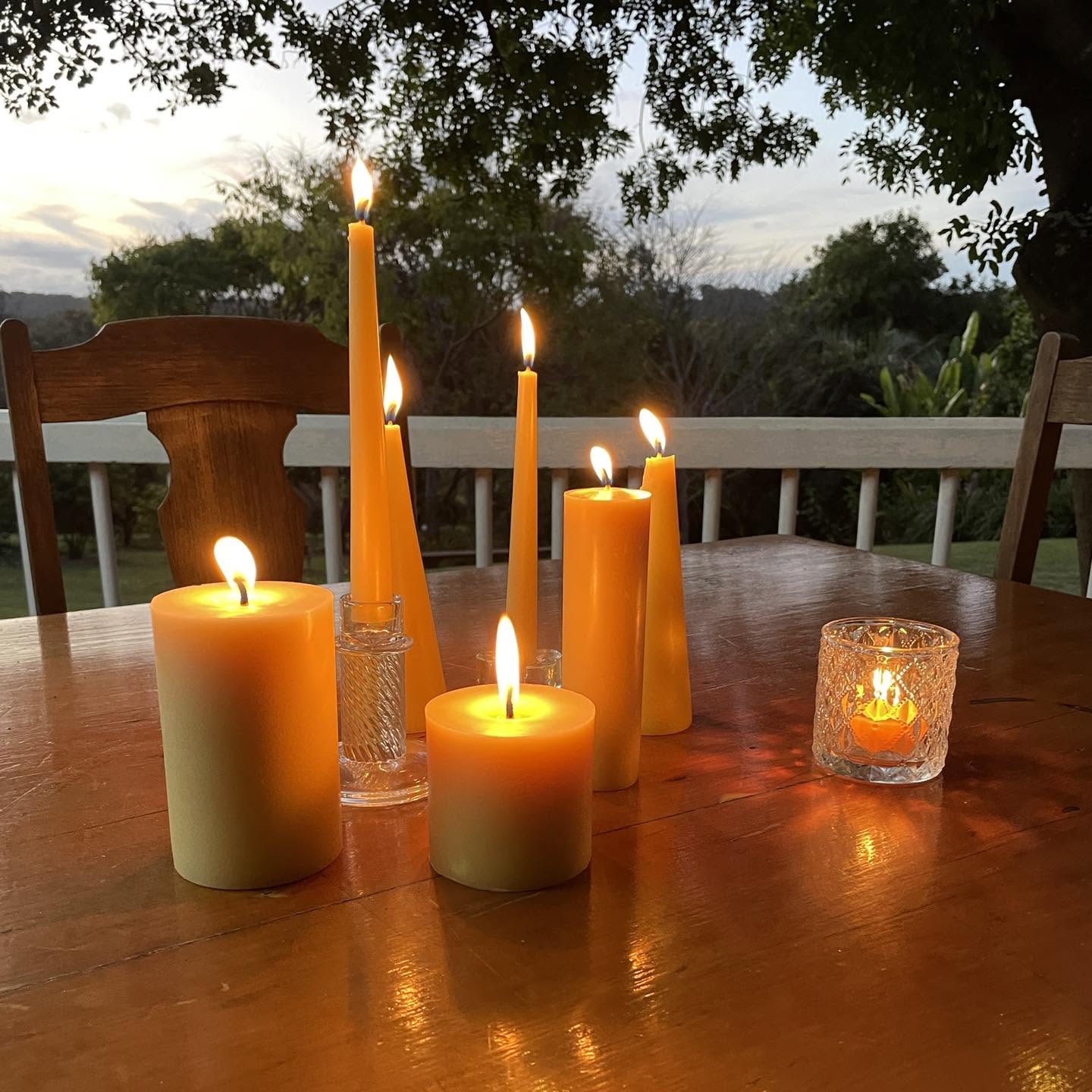 15 Ways to Create a Cozy Home Ambience with Unscented Beeswax Candles.. - Happy Flame