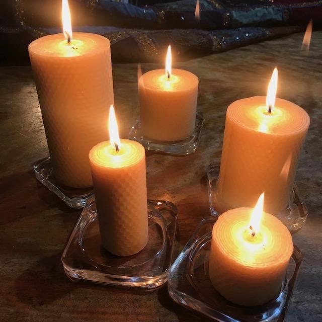 Beeswax candles for each season - Happy Flame