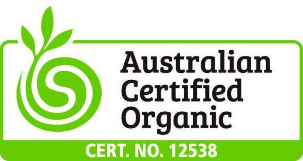 Happy Flame is now Australian Certified Organic operation (yay!)