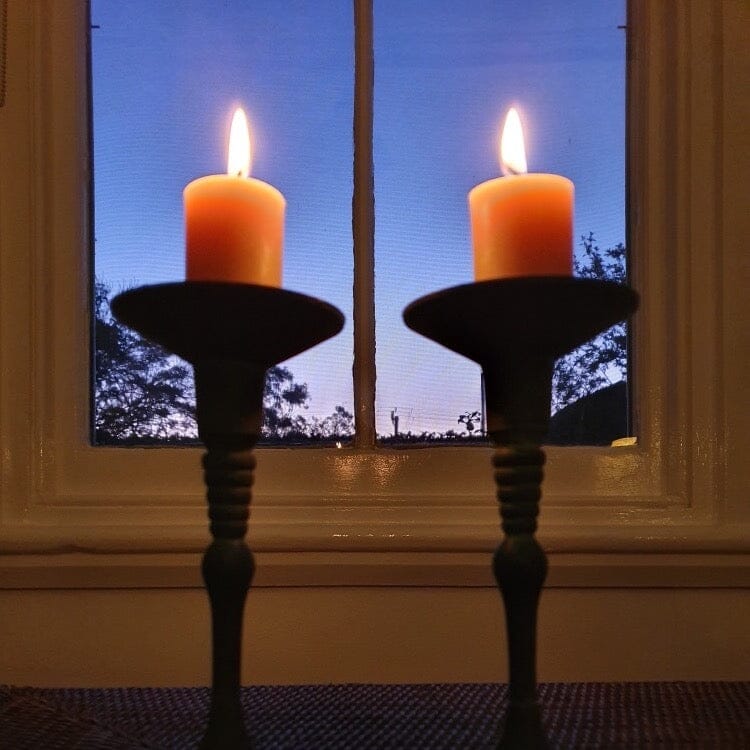 Beeswax large pillar candles