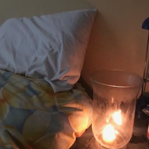 How do beeswax candles help get a good nights sleep?