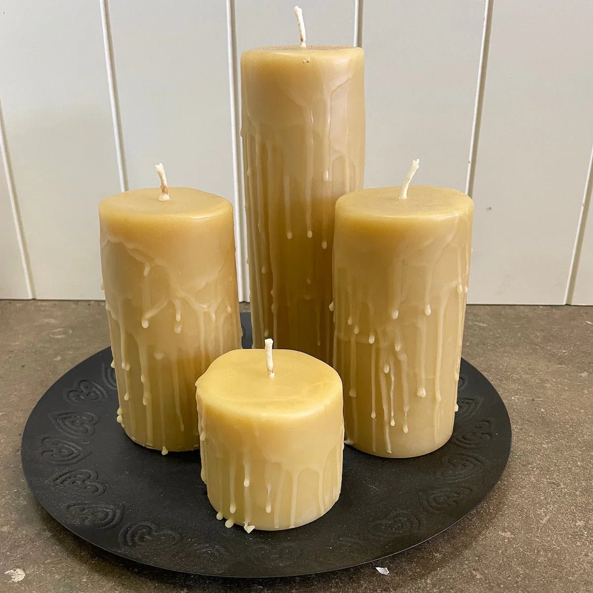 Beeswax Medieval Candles - Happy Flame