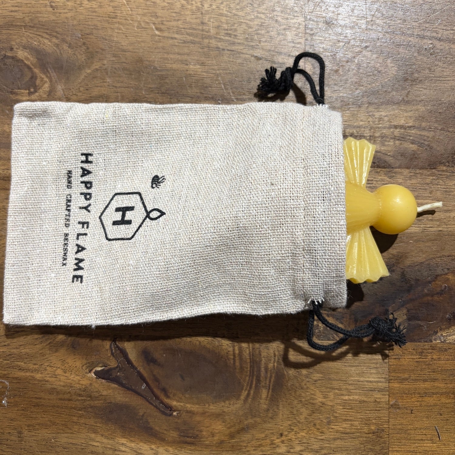 Christmas Angel Beeswax candle