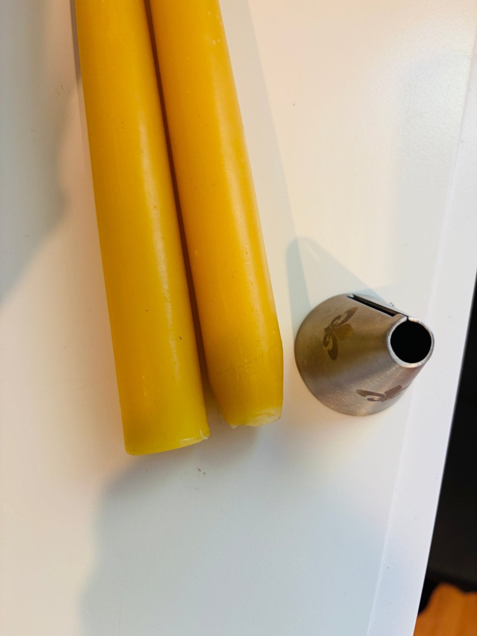 Metal candle shaver/ sharpener - Happy Flame