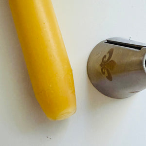Metal candle shaver/ sharpener - Happy Flame