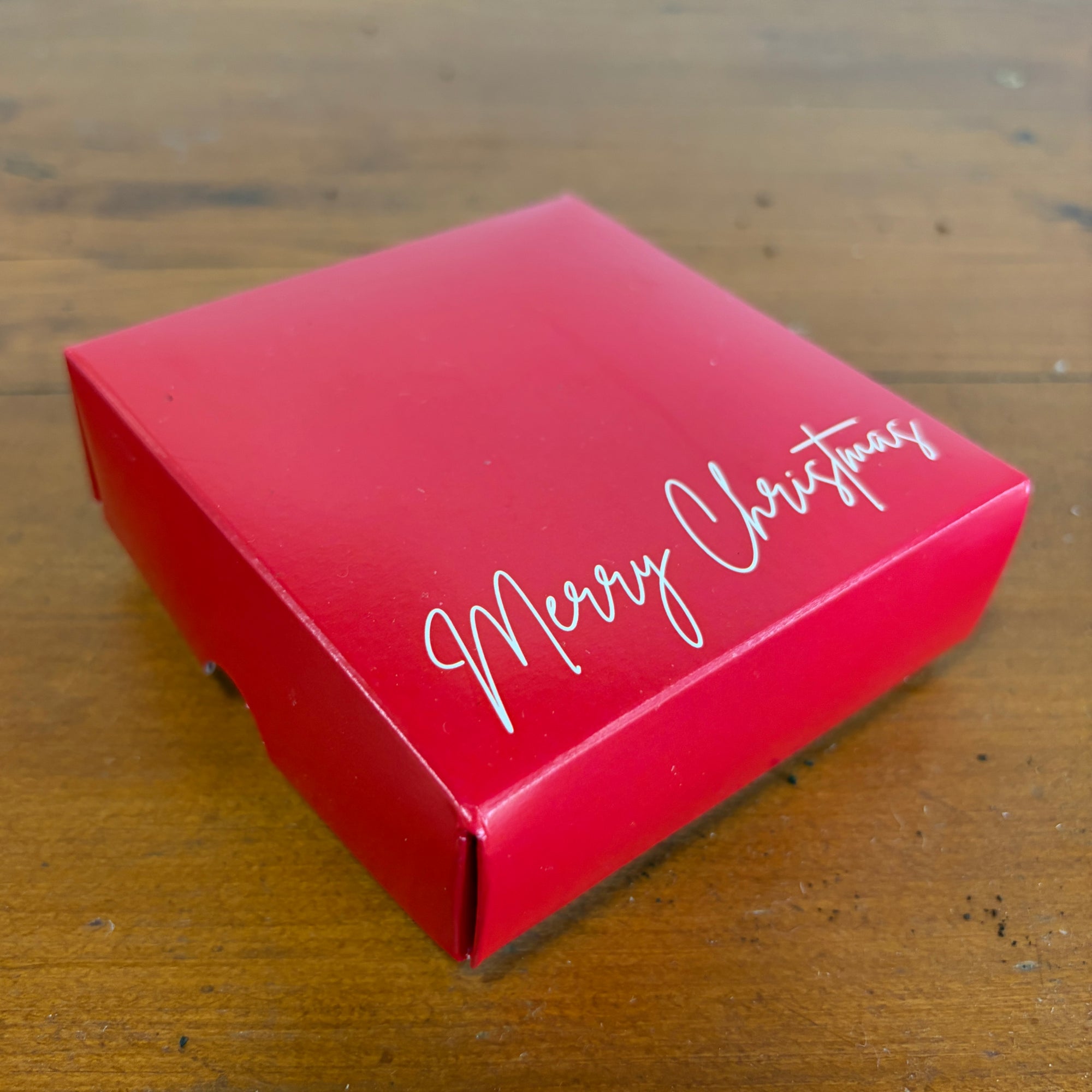 Beeswax Christmas box of tea lights