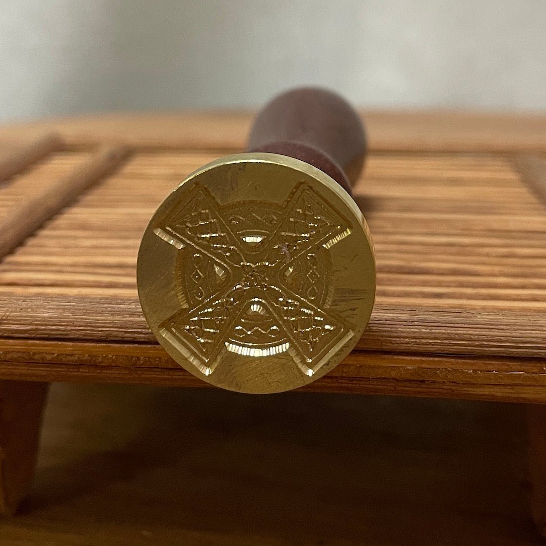 Wax seal kits - Seal stamp celtic cross - Happy Flame
