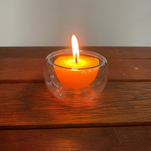 176 - Hour Beeswax Candle Family Pack 4 - Happy Flame