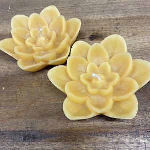 Floating Lotus Flower beeswax candle Decorative Happy Flame 2 x Floating lotus candle: $18.50 