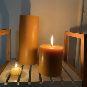 "Reflection" candle- our biggest & longest burning candles Happy Flame 