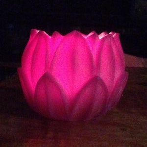Happy Flame Beeswax Lanterns luminaries Beeswax Large lotus/ water lilly lantern