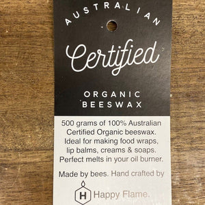 Beeswax beads, pellets & pearls certified organic 2 - Happy Flame