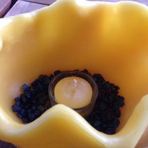 Byron Bay Seashell Beeswax Candle Lantern 4 - Happy Flame