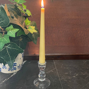 Meditation Beeswax Candle Collection - Beeswax Taper Candle - Happy Flame